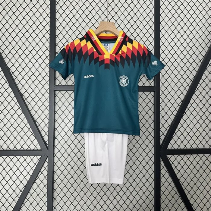 Kids Germany 1994 Retro Away Jersey 