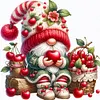 (Multi Style)[Multi-Style]Vegetable Gnome-Full Embroidery 3 Strands 11CT Stamped Cross Stitch-45*45CM
