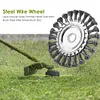 Grass Trimmer Disc Steel Wire Trimmer Head Garden Power Tool Accessories (5in)