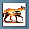Leopard Landscape-Full Round Diamond Painting 