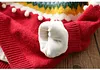 Kid Baby Girl New Year Retro Cashmere Sweater