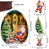 >SALE<Wooden Santa Claus Diamond Painting Desktop Ornaments for Bedroom Table Decor