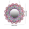 DIY Diamonds Painting Mirror Datura Special Shaped Crystal Drill Crafts Kit