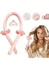 Heatless Curling Rod 4 Pcs. No Heat/Silk Ribbon/Curling Rod/Hair Roller Curls