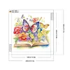 >SALE<DIY Partial Special Shaped Drill Diamond Painting Simple Butterfly Book 40x40cm