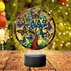 Acrylic Double Sided Butterfly Tree Of Life Diamond Painting LED Night Light Kit