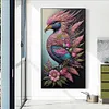 >SALE<5D DIY Full Round Drill Diamond Painting Flowers and Birds Kit Home Decor40x70cm