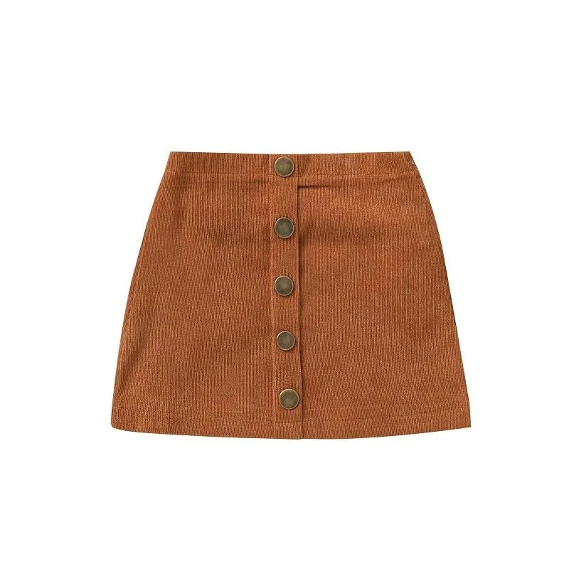 Newborn Baby Girls Fashion Solid Color Corduroy Skirt Stylish Skirt for Kids Children Girls 0-3Y