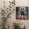 Peinture au diamant de perceuse ronde de baseball-40*40cm
