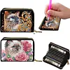2pcs Animal Pattern Diamond Painting Fashion Card Holder Compact Coin Purse