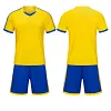 Customized football uniform suit men's and women's adult children's short-sleeved jersey light plate printing number Training Competition team uniform group purchase