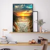 >SALE<Seascape 5D DIY Full Square Diamond Painting Rhinestone Beadwork (F008)