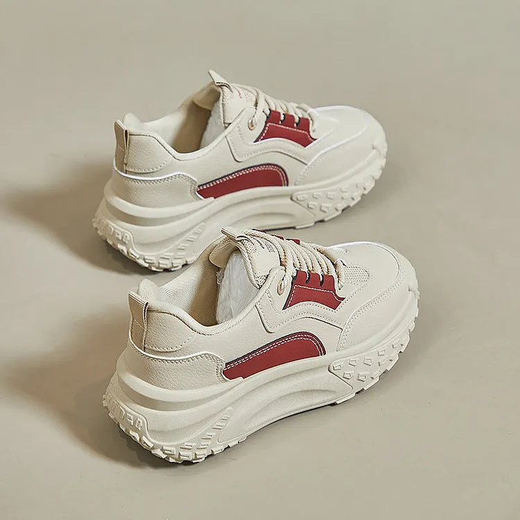 Korean Style Thick-soled Heightened Sneakers - Buy two and get free shipping!