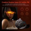 SIDANDE Four Color Photography Flashlight 8400mAh Power Portable Photography Spotlight, LED Flashlight Aluminum Alloy Light for Video Recording and Video Blogging