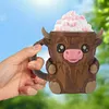Cute Penguin Cow Leak Proo Ice Cream Pint Containers for Gathering Party Picnic