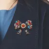 4Pcs Diamond Painting Brooch Diamond Painting Pins Jewelry Kit (Bow Tie)