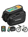 3L Bicycle Front Frame Bag Support Touch Screen Bike Top Tube Bag for 7in Phones