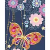 Butterfly Flowers-Paint by Numbers Acrylic Painting 40*50CM