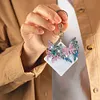 6Pcs DIY Diamond Painting Butterfly Keychain