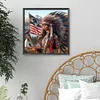 Indians nfl new england patriots-round drill diamond painting-40*40cm