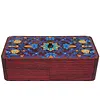 DIY Diamond Art Wooden Storage Box with Lid for Jewelry & Crafts Organization Kit