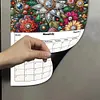 DIY Special Shaped Colorful Pattern 5D DIY Diamond Art Monthly Planner Kit