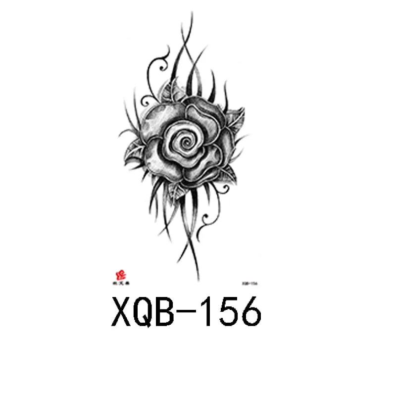 Small Full Arm Waterproof Tattoo Sticker Half Arm Arm Fierce Wolf Head Animal Arm Lasting European and American Tattoo Sticker