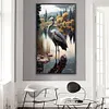 (Big Size)Heron  Lake-Full Round Diamond Painting 40*70CM