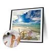 Beach-Paint by Numbers Acrylic Painting 20*20cm