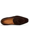 Classic Men's Suede Tassel Loafers - Leather Sole
