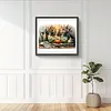 (US Local)Paint By Numbers Kit On Canvas DIY Oil Art Flower Picture Home Wall Decor50x40cm