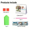 2026 Calendar Diamond Painting Kit DIY Diamond Art Desk Calendar for Home Office
