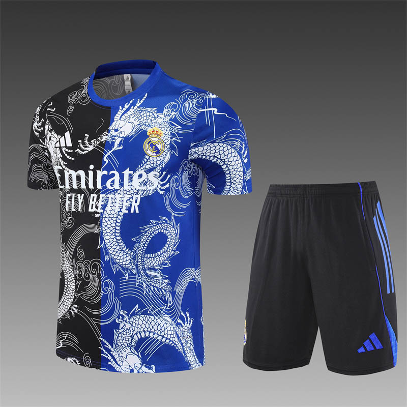 2025-2026 Real Madrid Training Suit Football Shirt 1:1 Thai Quality Maxi Kit