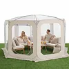[US Local Warehouse] Bubble Tent for 6-8 Person Portable Transparent Igloo Tent Dome 12x7ft with Rain Cover & Storage Bag Bubble House for Camping Parties and Stargazing