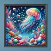 Diamond Painting -DIY Round Drill Jellyfish(40x40cm)
