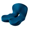 Memory Foam L-Shaped Integrated Seat Cushion with Lumbar Support Sitting Pillow