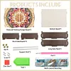 (US Local)Diamond Painting Storage Box DIY 5D Diamond Painting Jewelry Box (Pattern A)
