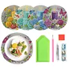 4 PCS Christmas Diamond Painting Placemat Kit for Home Kitchen Parties & Camping