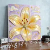 Lily DIY Pearl Painting Kit with Frame 30x30cm Pearl Gem Paintings Picture Arts Craft for Adults/Beginners Gift Home Wall Decor