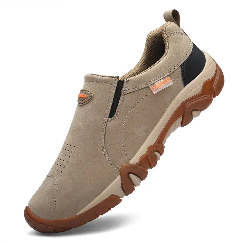 Men Casual Shoes Breathable Loafers Trendy Sneakers 2020 New Comfortable Flat Handmade Leather Suede Loafers Shoes Men Footwear