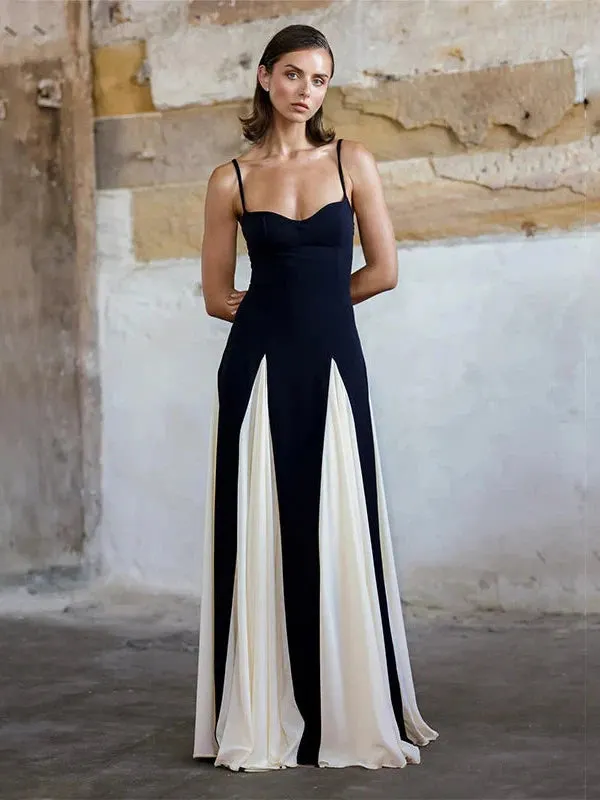 Spagetti Strap Evening Maxi Dress