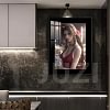 Looking Back Aerith Gainsborough Decorative Painting - (FF7) Final Fantasy VII Decorative Painting - JuZi Studio