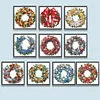 Christmas Wreath-Partial Speical Shaped Diamond Painting 30*30CM