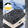 Pantalon de surv&ecirc;tement doubl&eacute; en polaire douce avec cordon de serrage
