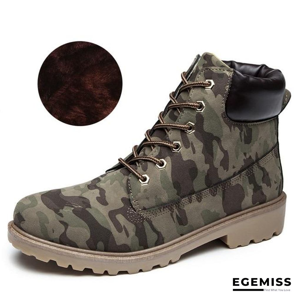 Autumn Early Winter Shoes Women Flat Heel Boots Fashion Keep warm Women's Boots Brand Woman Ankle Botas | EGEMISS