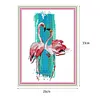 Flamingo - 14CT Stamped Cross Stitch Kit(25x33cm)