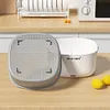 Ultrasonic Fruit and Vegetable Washing Machine Vegetables Cleaning Basket