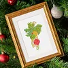 12pcs Xmas DIY Mini Square Diamond Painting Set 15x18cm