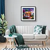(US Local)Paint By Numbers Kit On Canvas DIY Oil Art Vacation Picture Home Decor40x40cm