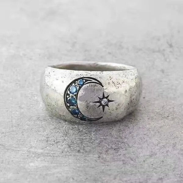 🔥Last Day 75% OFF🎁 Star Moon Ring🌙